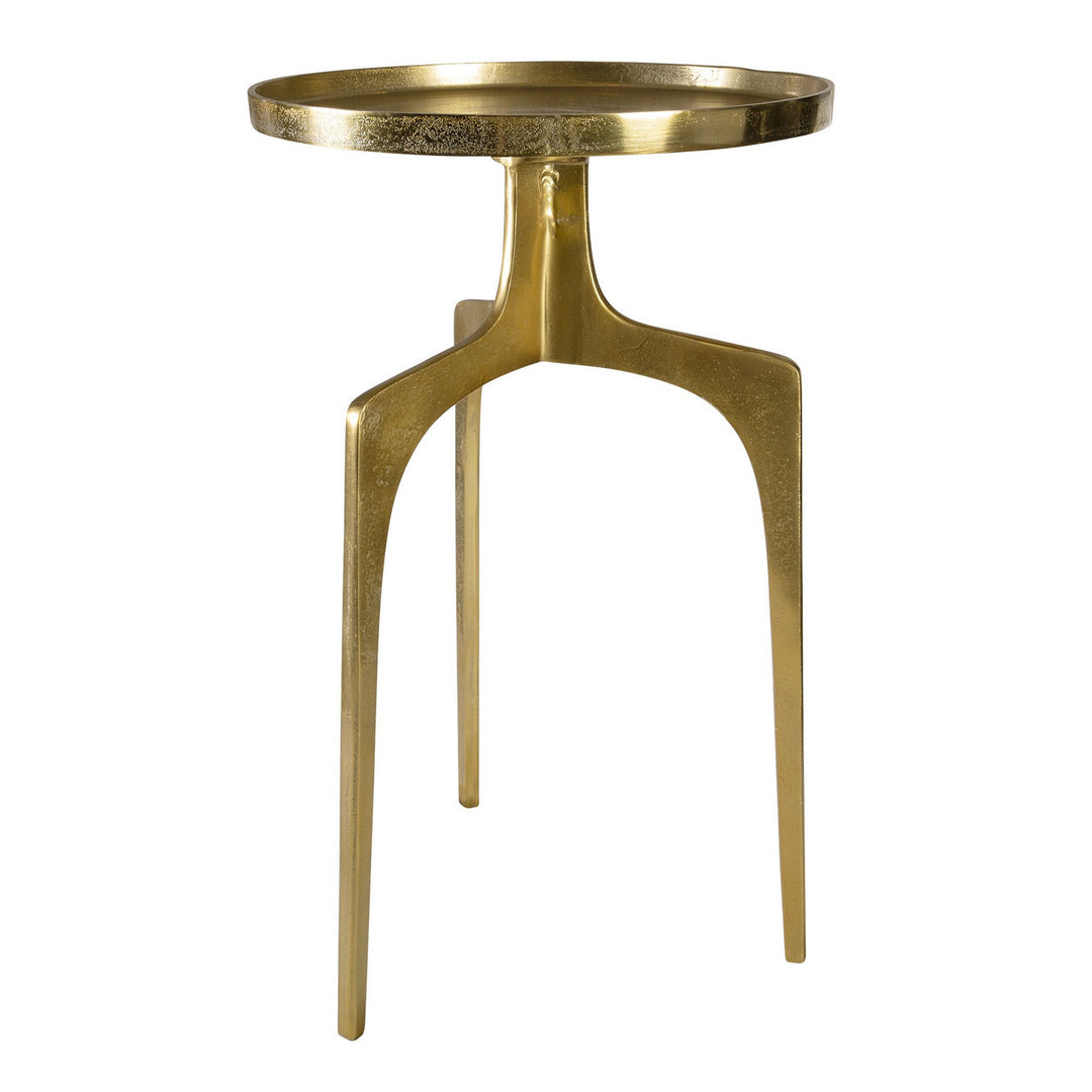 Kenna Accent Table in Textured Soft Gold - available from The Lighting Shoppe, trusted by Canadian homeowners