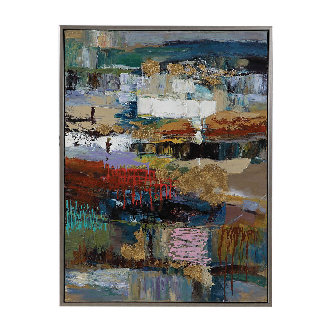 Fiesta Wall Art in Antiqued Silver Leaf - available from The Lighting Shoppe, trusted by Canadian homeowners