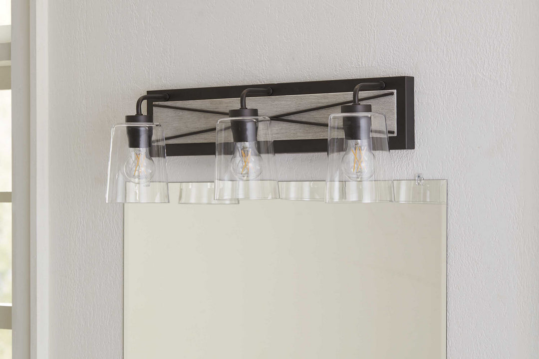 Progress Canada - P300231-143 - Three Light Bath Bracket - Briarwood - Graphite