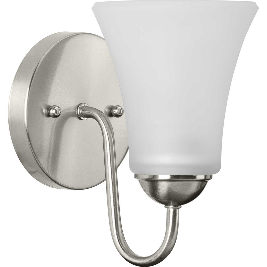 Classic One Light Bath Bracket in Brushed Nickel - available from The Lighting Shoppe, trusted by Canadian homeowners