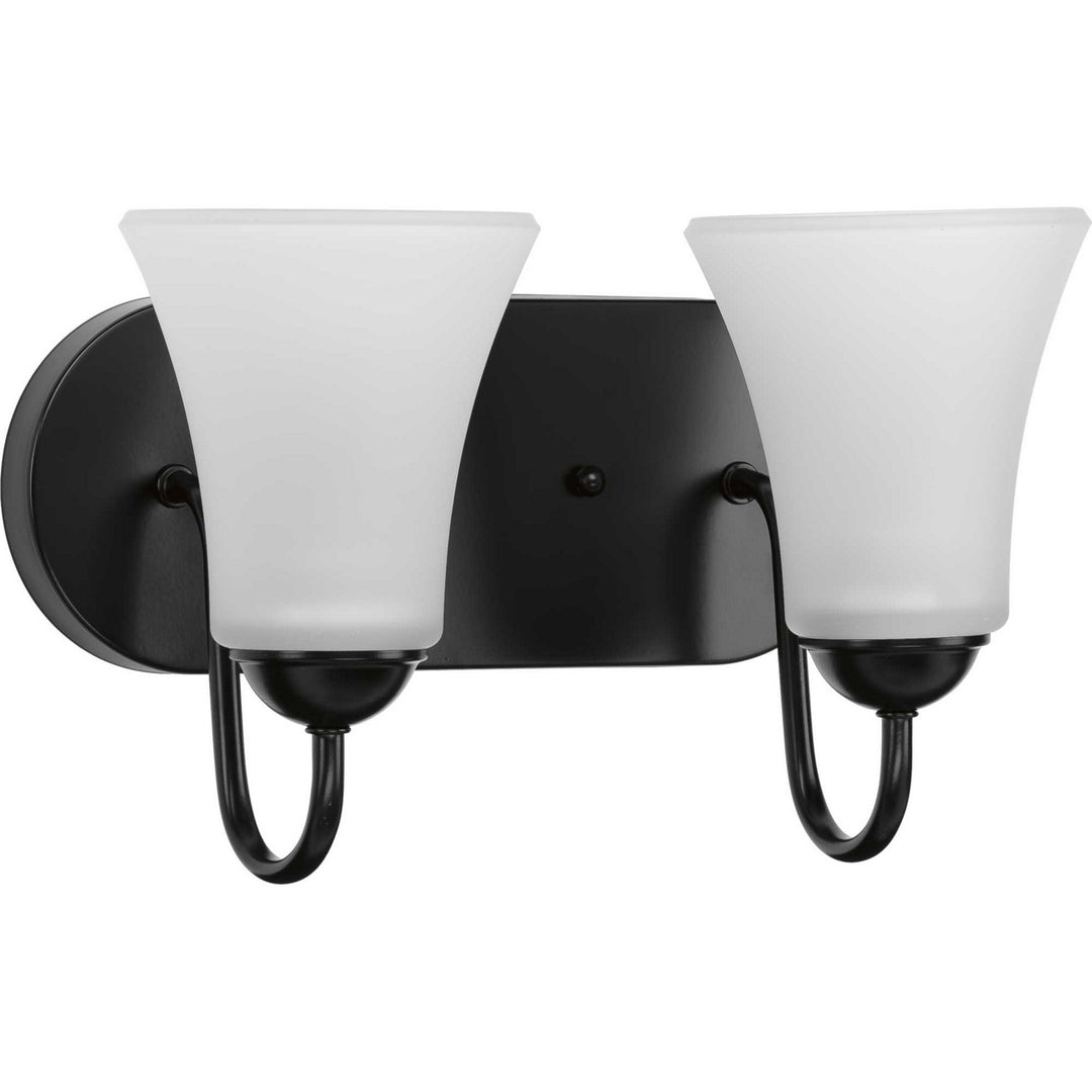 Classic Two Light Bath Bracket in Black - available from The Lighting Shoppe, trusted by Canadian homeowners