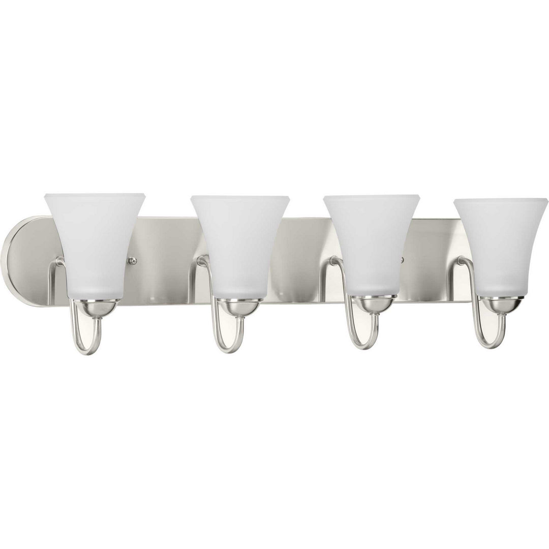 Classic Four Light Bath Bracket in Brushed Nickel - available from The Lighting Shoppe, trusted by Canadian homeowners