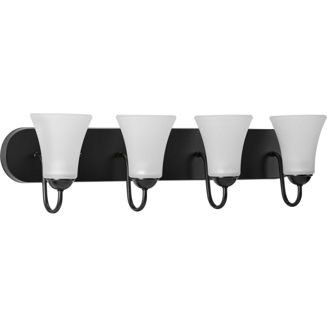 Classic Four Light Bath Bracket in Black - available from The Lighting Shoppe, trusted by Canadian homeowners