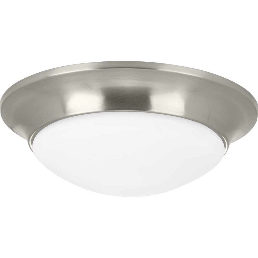 Progress Canada - P350146-009 - One Light Flush Mount - Etched Opal Dome - Brushed Nickel