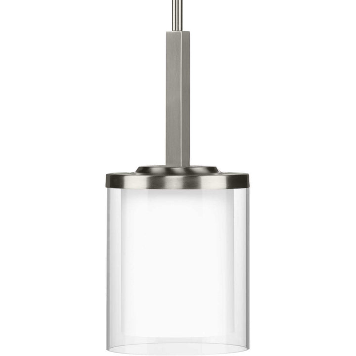 Mast One Light Mini Pendant in Brushed Nickel - available from The Lighting Shoppe, trusted by Canadian homeowners