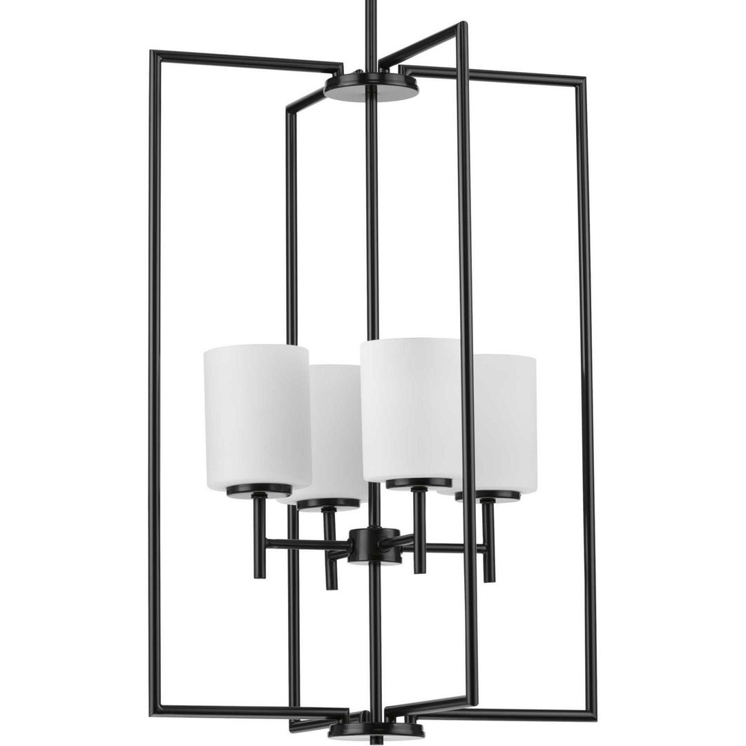 Progress Canada - P500206-031 - Four Light Foyer Pendant - Replay - Black