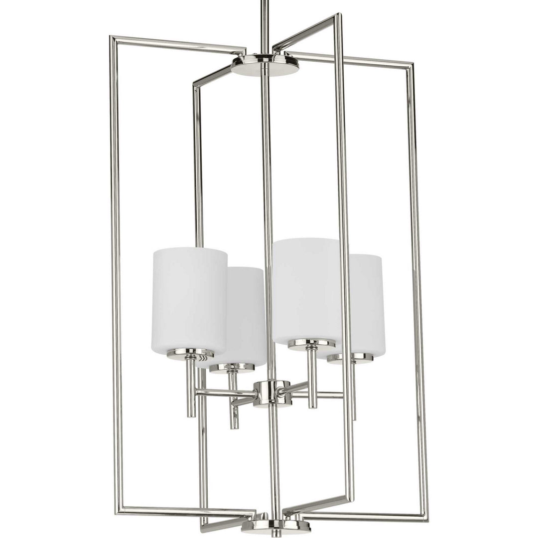 Progress Canada - P500206-104 - Four Light Foyer Pendant - Replay - Polished Nickel