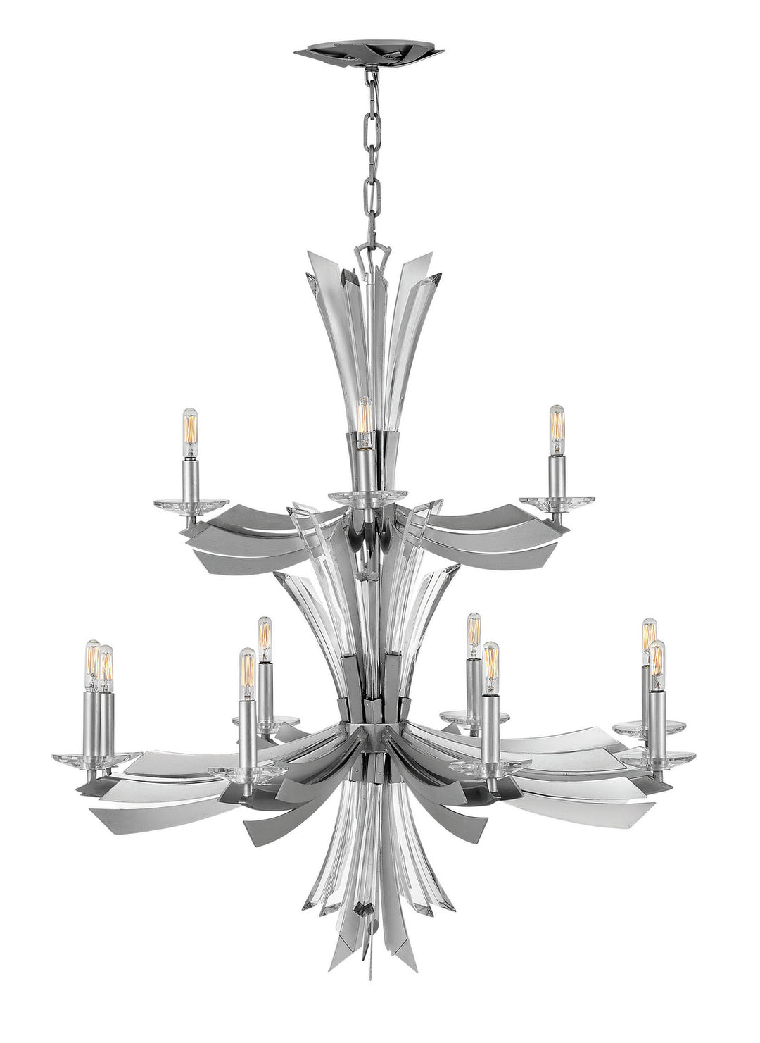 Vida LED Chandelier in Glacial - available from The Lighting Shoppe, trusted by Canadian homeowners
