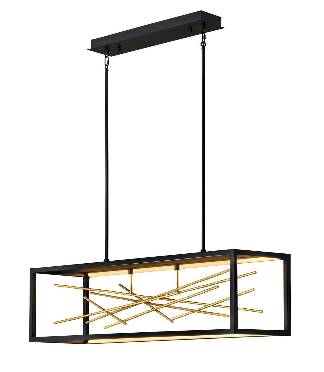 Styx LED Linear Pendant in Black - available from The Lighting Shoppe, trusted by Canadian homeowners