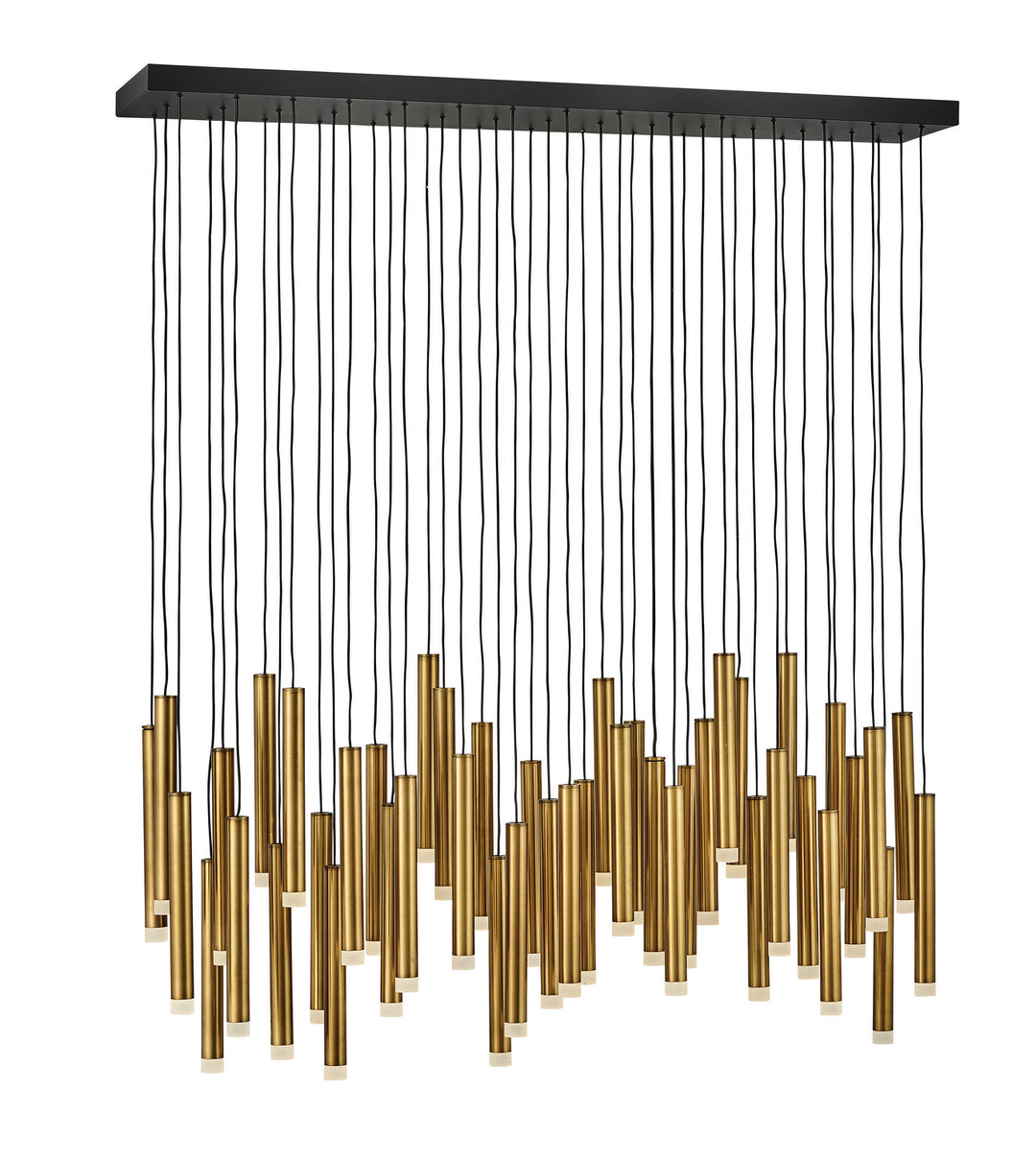 Harmony LED Linear Pendant in Heritage Brass - available from The Lighting Shoppe, trusted by Canadian homeowners