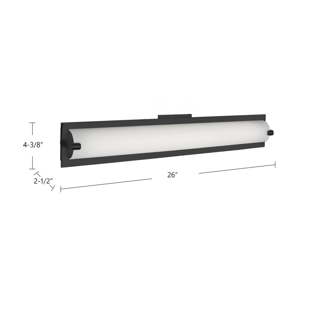 Kuzco Canada - 601001BK-LED - LED Bathroom Fixture - Lighthouse - Black