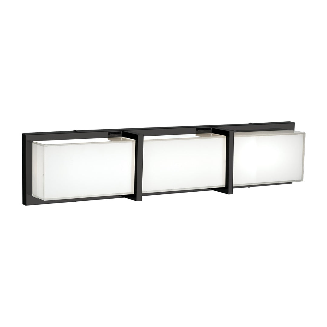 Watford LED Bathroom Fixture in Black - available from The Lighting Shoppe, trusted by Canadian homeowners
