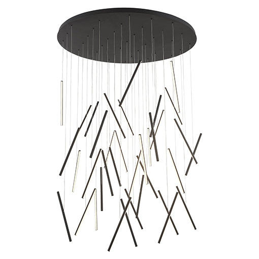 Chute LED Pendant in Black - available from The Lighting Shoppe, trusted by Canadian homeowners