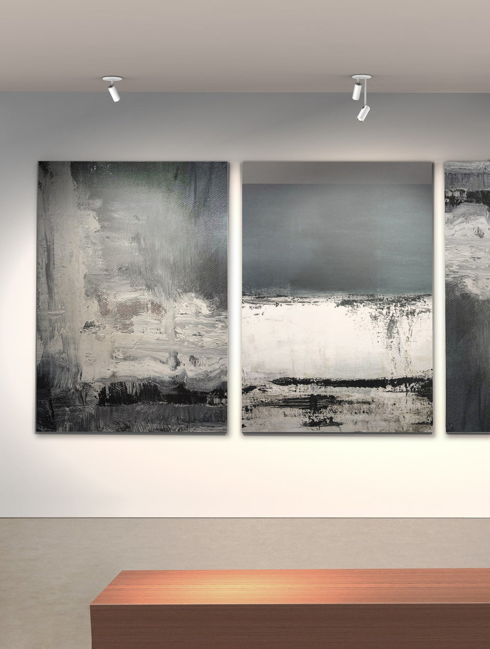 Kuzco Canada - SF15002-WH - LED Semi-Flush Mount - Downey - White