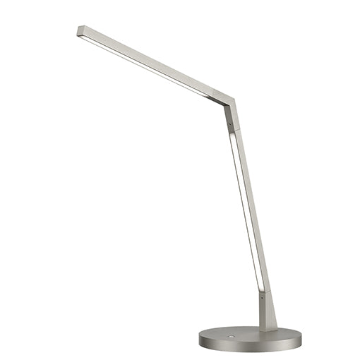 Miter LED Table Lamp in Brushed Nickel - available from The Lighting Shoppe, trusted by Canadian homeowners