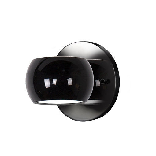 Flux LED Wall Sconce in Gloss Black - available from The Lighting Shoppe, trusted by Canadian homeowners