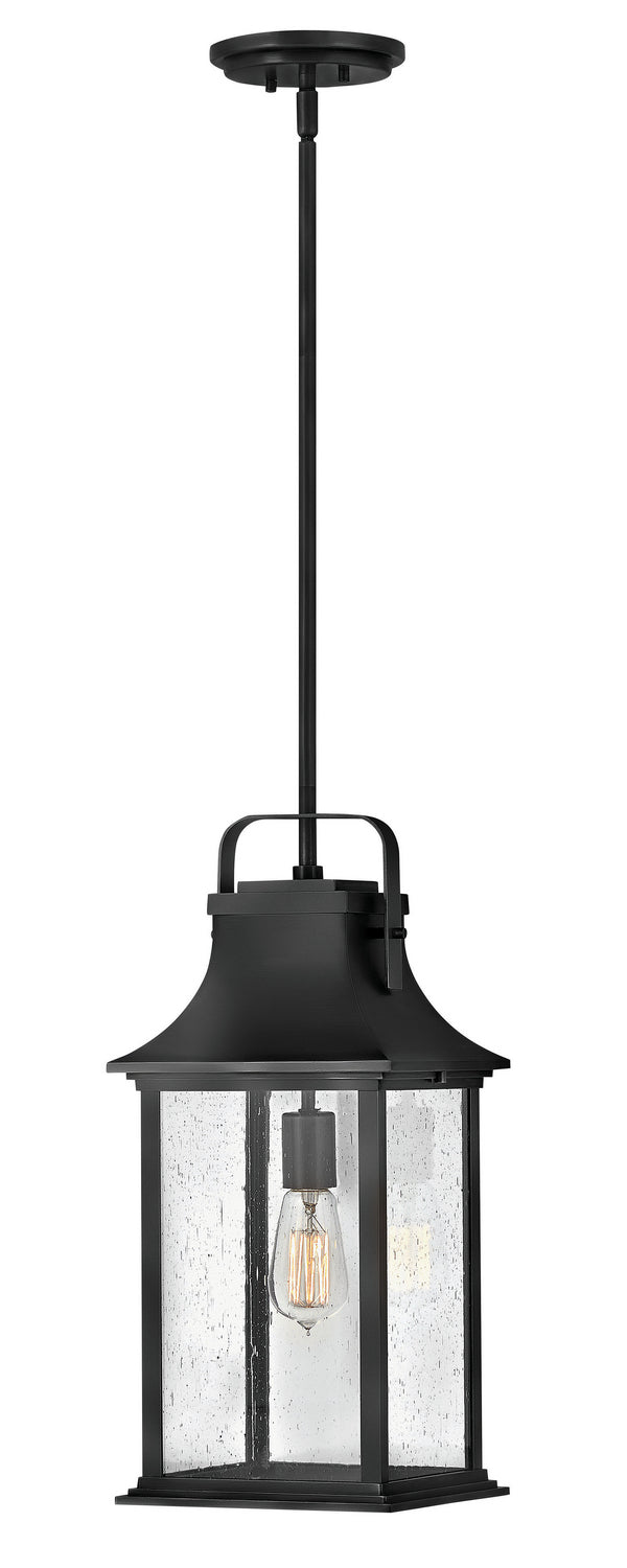 Grant LED Hanging Lantern in Textured Black - available from The Lighting Shoppe, trusted by Canadian homeowners