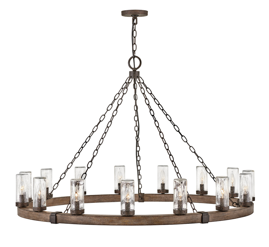 Sawyer LED Chandelier in Sequoia - available from The Lighting Shoppe, trusted by Canadian homeowners