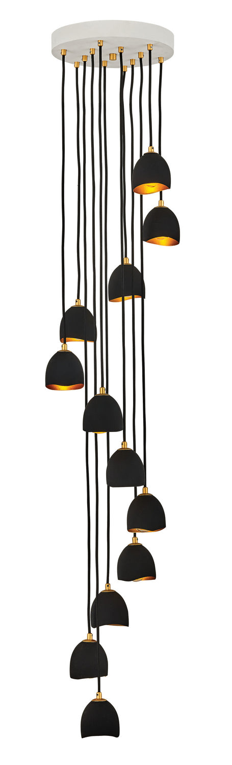 Hinkley Canada - 35908SHB - LED Pendant - Nula - Shell Black