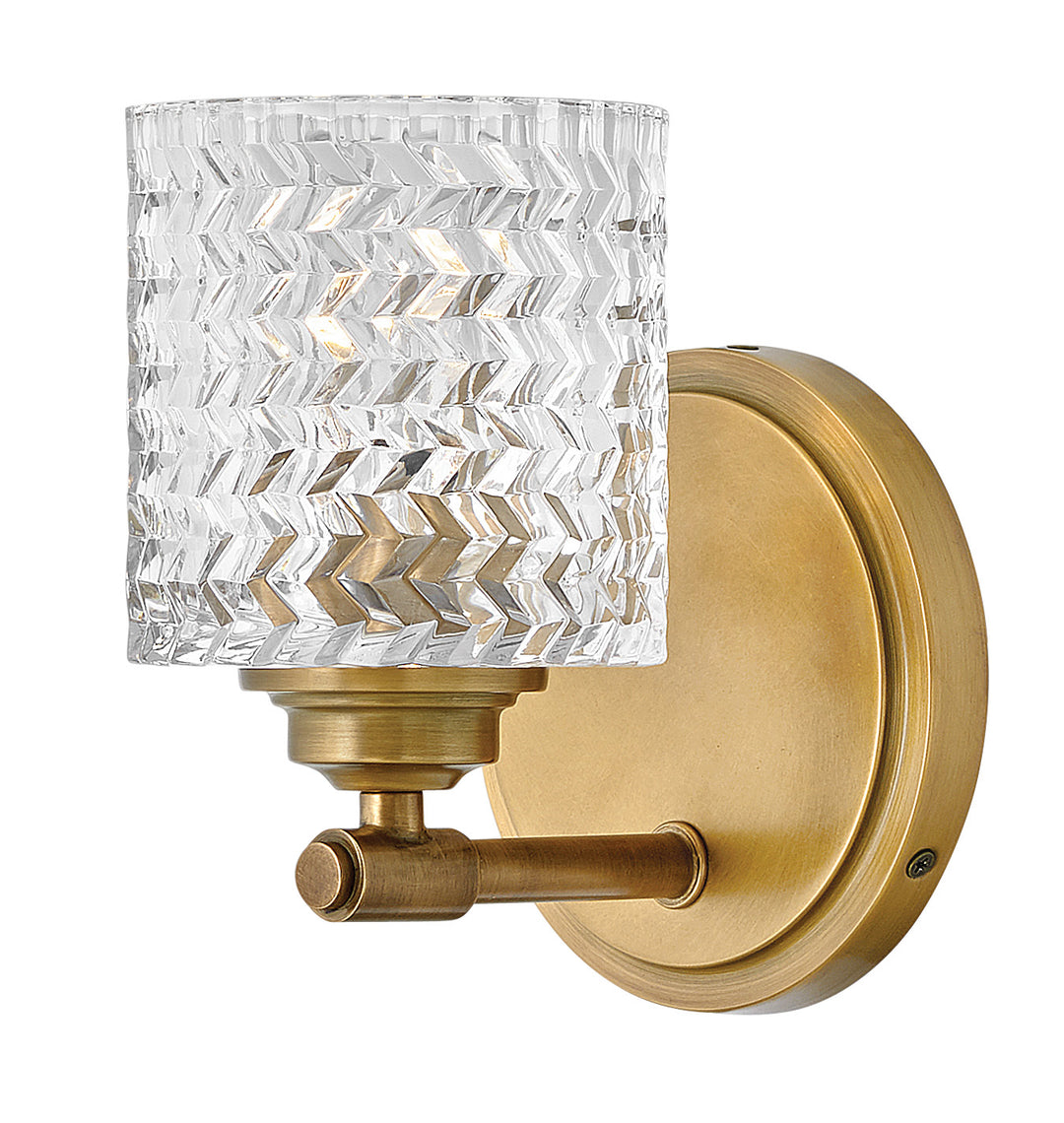 Elle LED Vanity in Heritage Brass - available from The Lighting Shoppe, trusted by Canadian homeowners