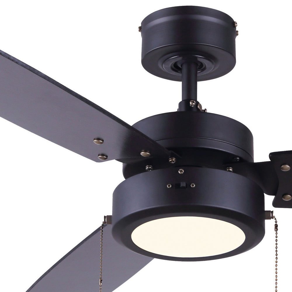 Canarm Canada - CF42WAL3BK - 42"Ceiling Fan - Wallis - Matte Black