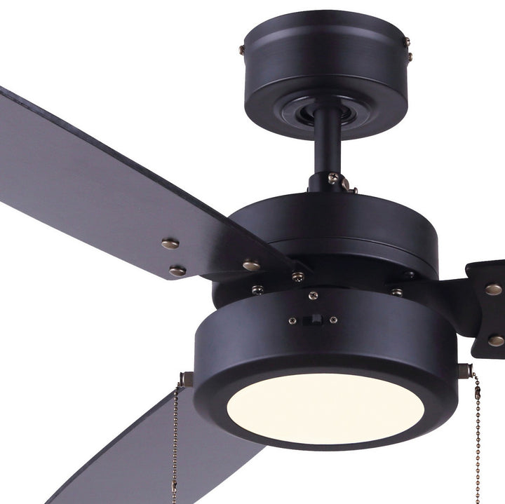 Canarm Canada - CF42WAL3BK - 42"Ceiling Fan - Wallis - Matte Black