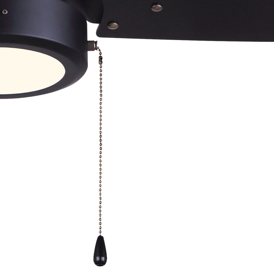 Canarm Canada - CF42WAL3BK - 42"Ceiling Fan - Wallis - Matte Black