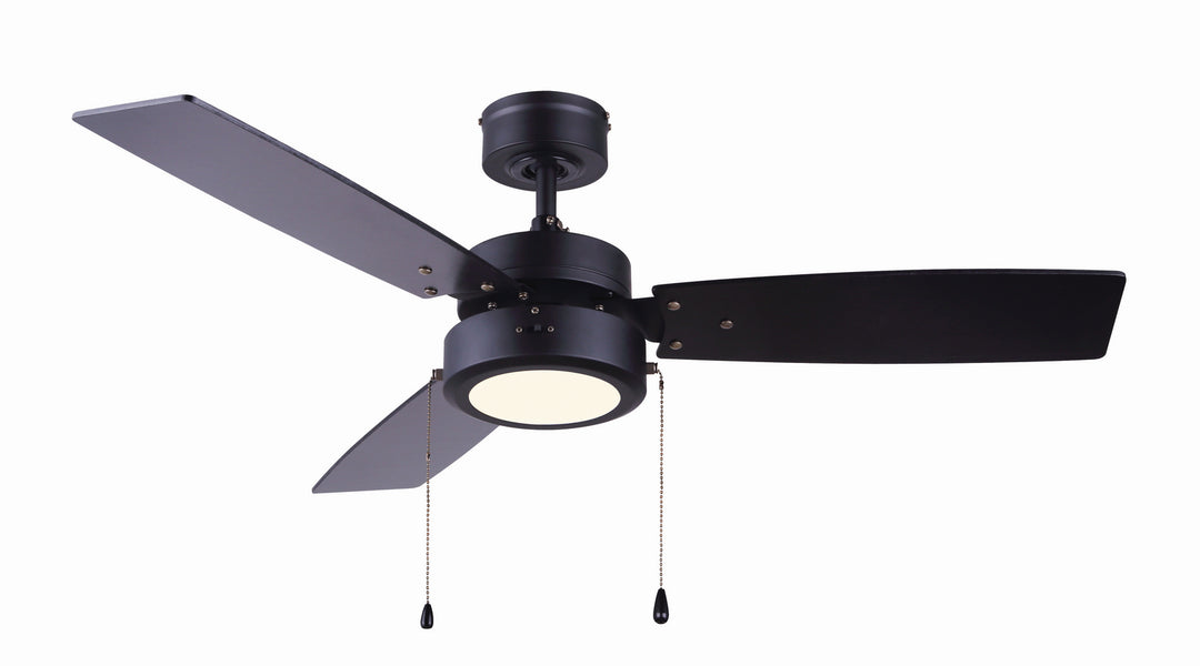 Wallis 42"Ceiling Fan in Matte Black - available from The Lighting Shoppe, trusted by Canadian homeowners