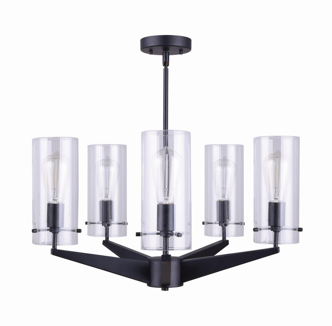 Canarm Canada - ICH759A05BK - Five Light Chandelier - Joni - Black