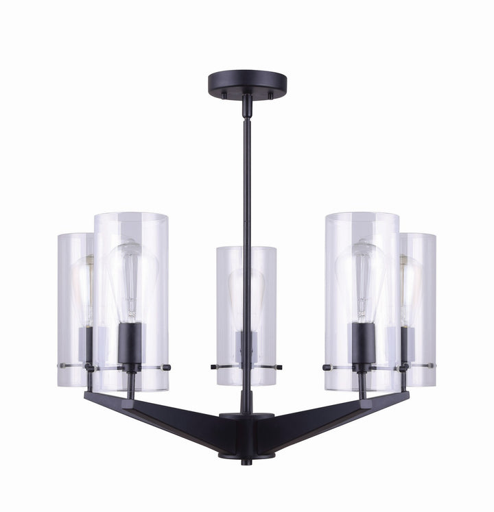 Canarm Canada - ICH759A05BK - Five Light Chandelier - Joni - Black