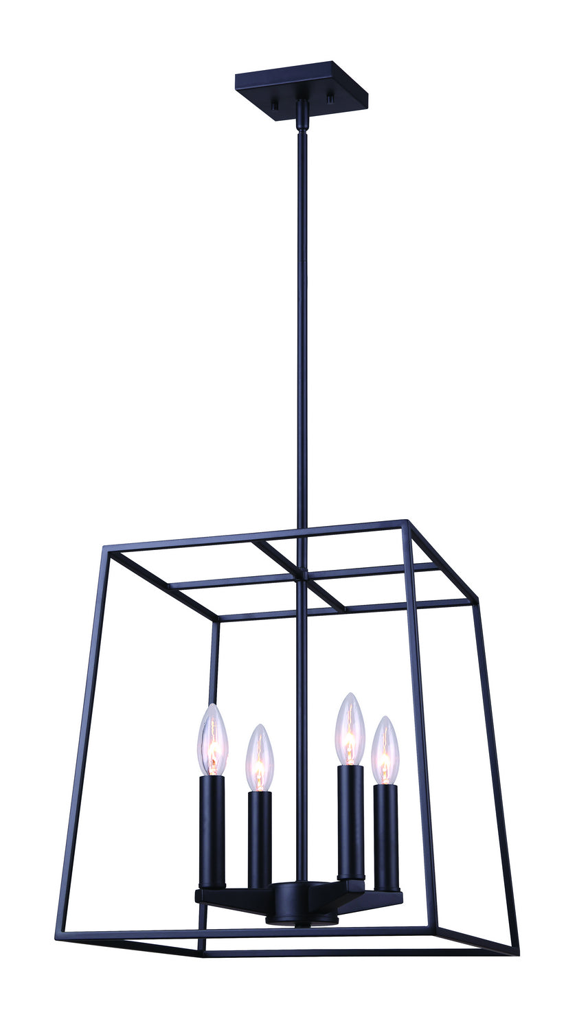 Wexford Four Light Chandelier in Black - available from The Lighting Shoppe, trusted by Canadian homeowners