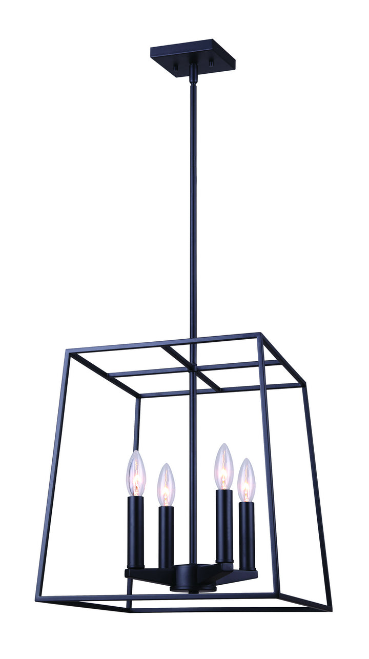 Wexford Four Light Chandelier in Black - available from The Lighting Shoppe, trusted by Canadian homeowners