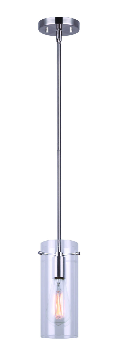 Joni One Light Pendant in Brushed Nickel - available from The Lighting Shoppe, trusted by Canadian homeowners