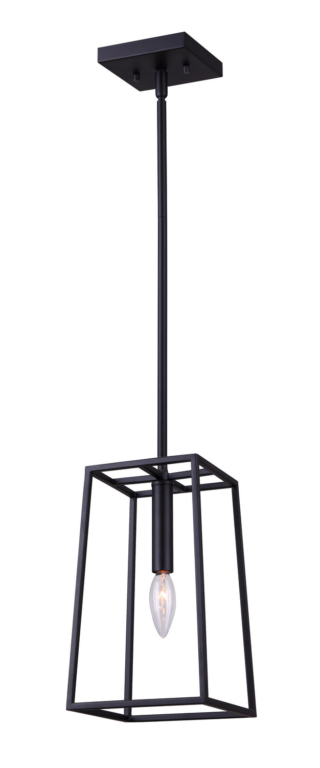Wexford One Light Pendant in Black - available from The Lighting Shoppe, trusted by Canadian homeowners