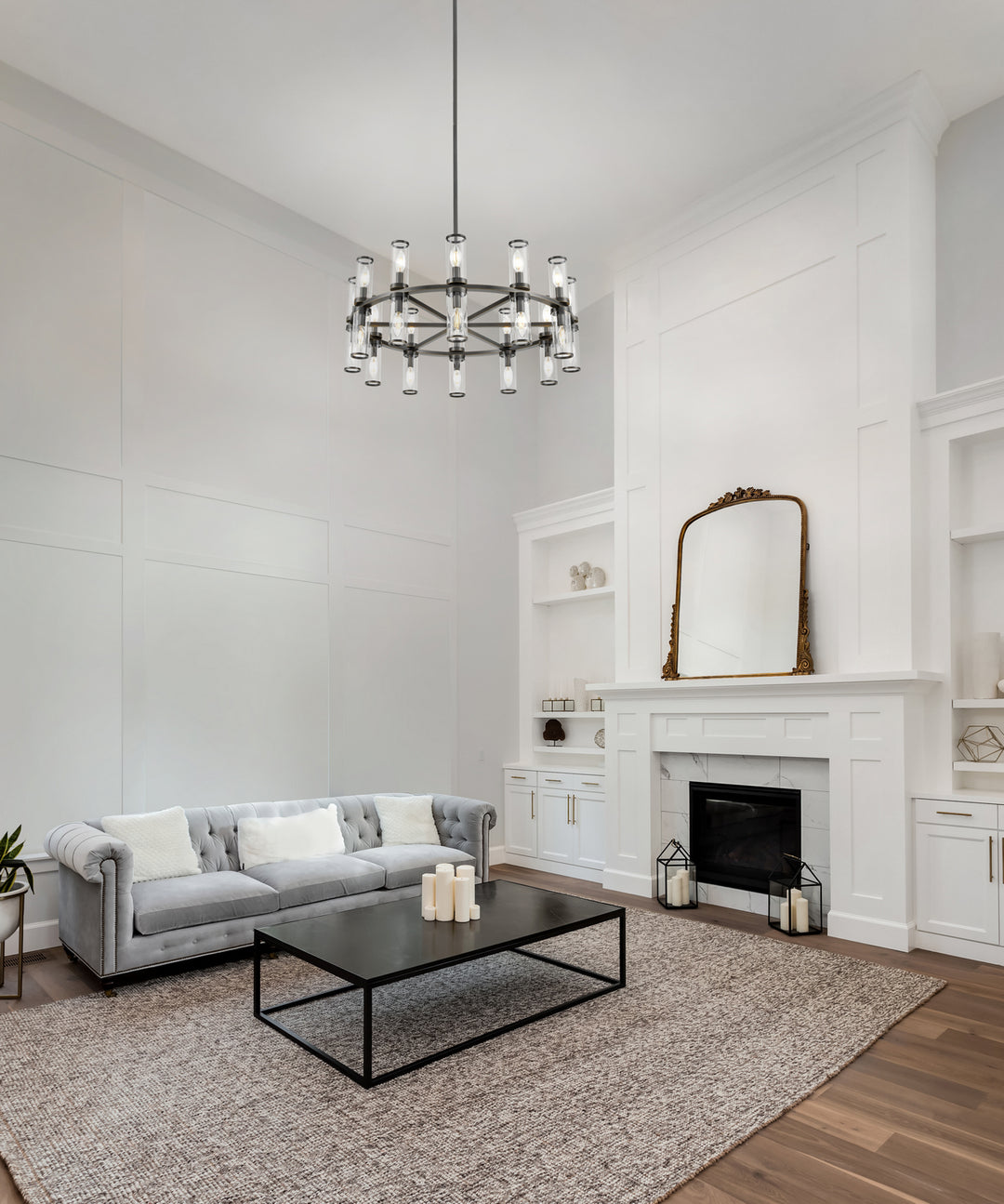 Alora Canada - CH309024UBCG - 24 Light Chandelier - Revolve - Clear Glass/Urban Bronze