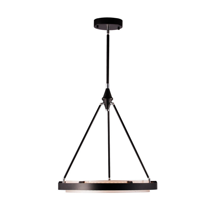 Alora Canada - PD302724CBSS - LED Pendant - Duo - Classic Black/Silver Shimmer