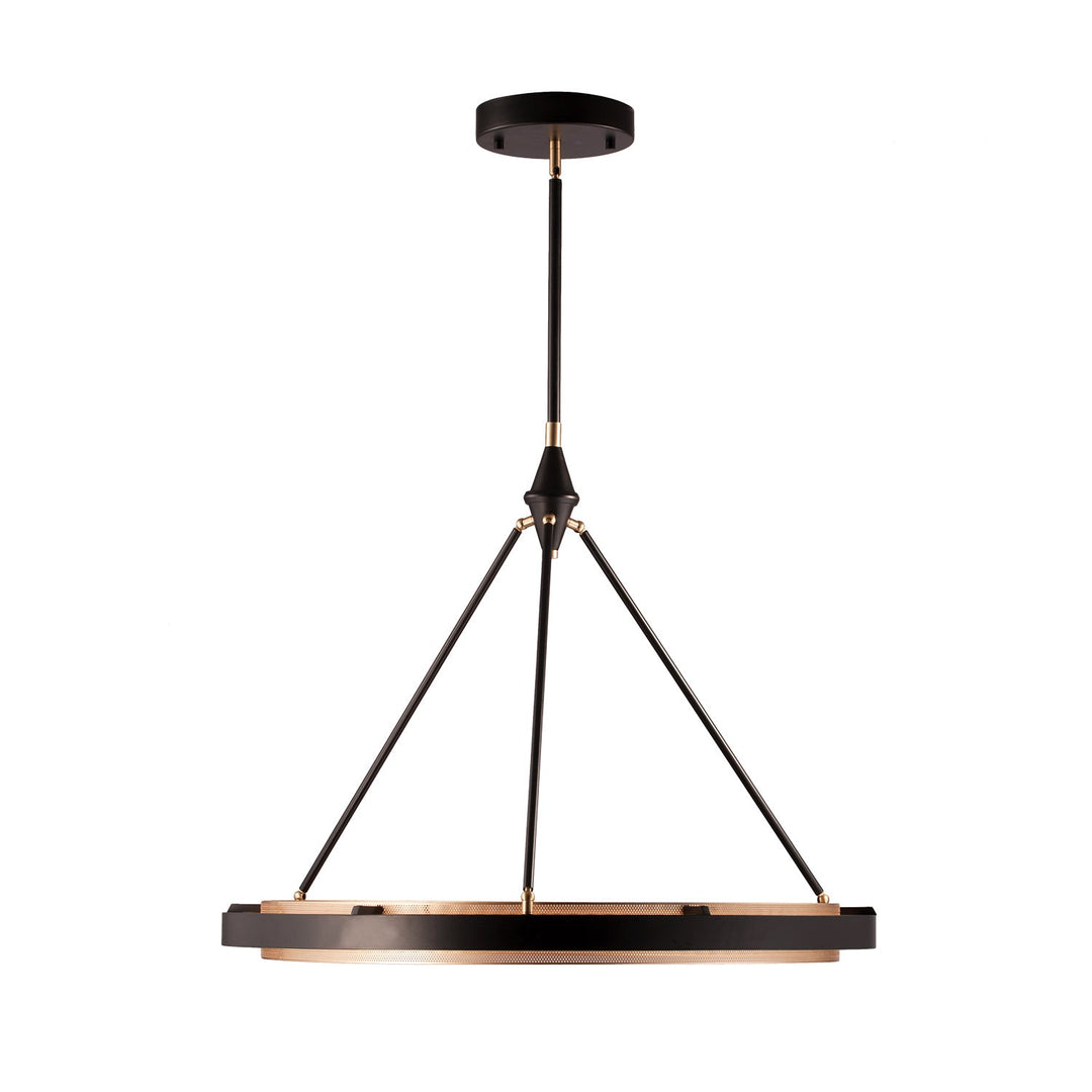 Alora Canada - PD302732CBGS - LED Pendant - Duo - Classic Black/Gold Shimmer