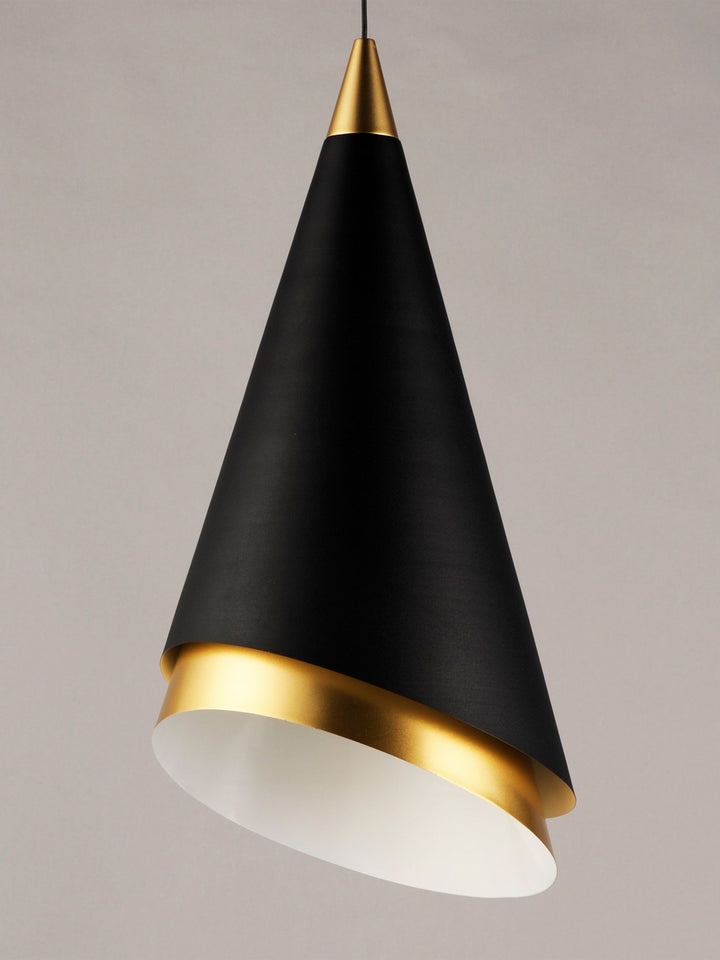 ET2 - E21448-BKMG - LED Mini Pendant - Mermaid - Black / Metallic Gold