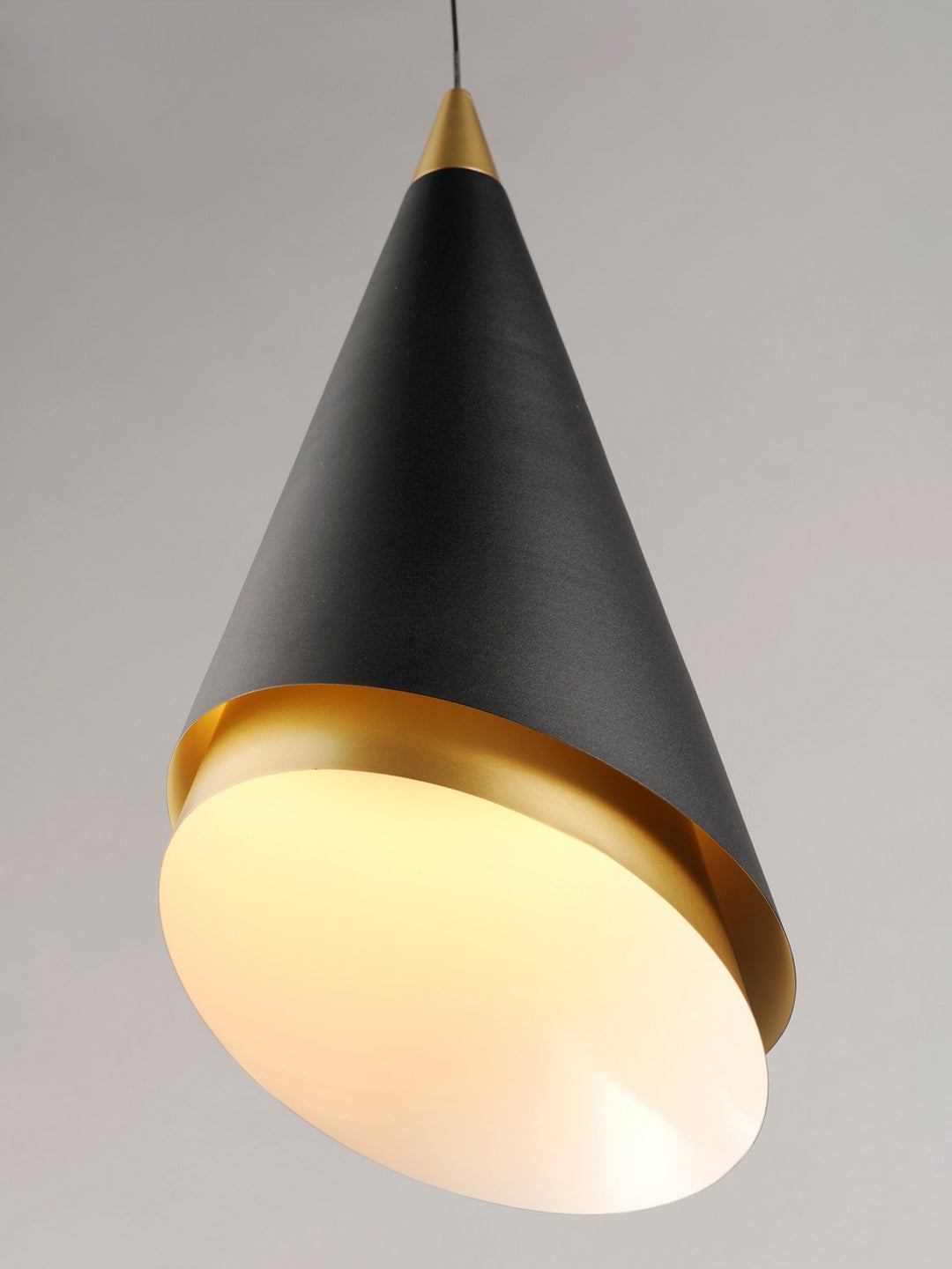 ET2 - E21448-BKMG - LED Mini Pendant - Mermaid - Black / Metallic Gold