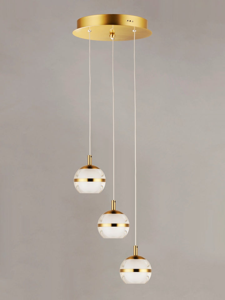 ET2 - E24593-93NAB - LED Pendant - Swank - Natural Aged Brass