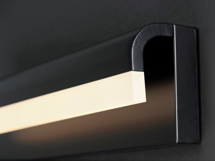 ET2 - E24848-90BK - LED Bath Vanity - Waterfall - Black