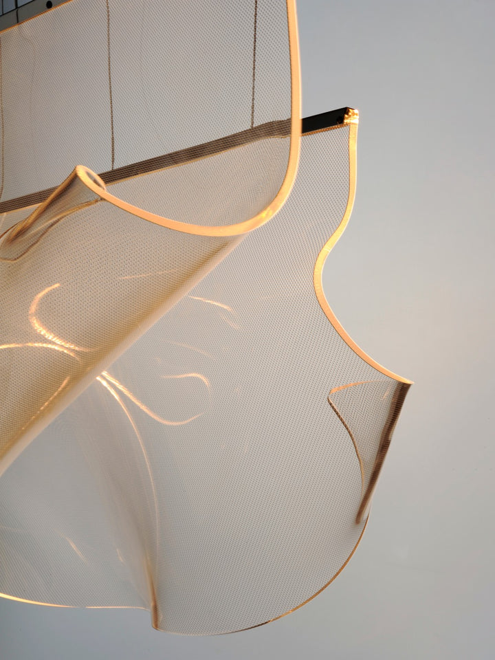 ET2 - E24873-133PC - LED Pendant - Rinkle - Polished Chrome