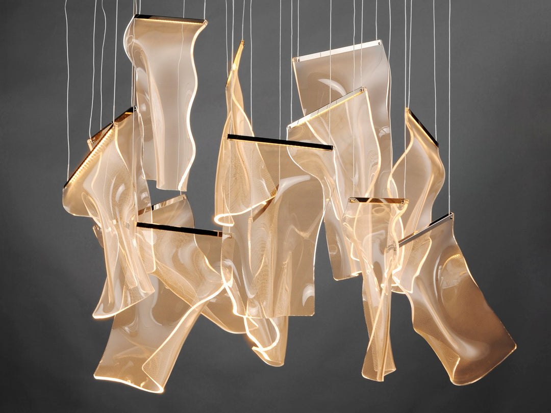 ET2 - E24878-133PC - LED Pendant - Rinkle - Polished Chrome