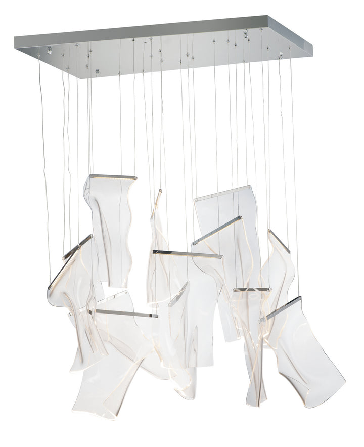 ET2 - E24878-133PC - LED Pendant - Rinkle - Polished Chrome