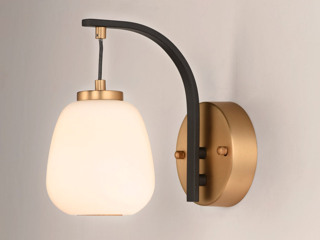 ET2 - E25060-92BKGLD - LED Wall Sconce - Soji - Black / Gold
