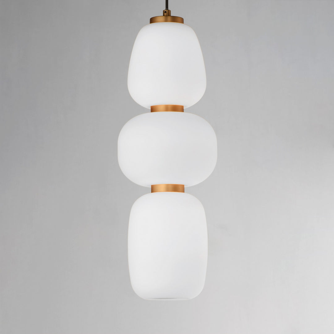 ET2 - E25067-92BKGLD - LED Pendant - Soji - Black / Gold