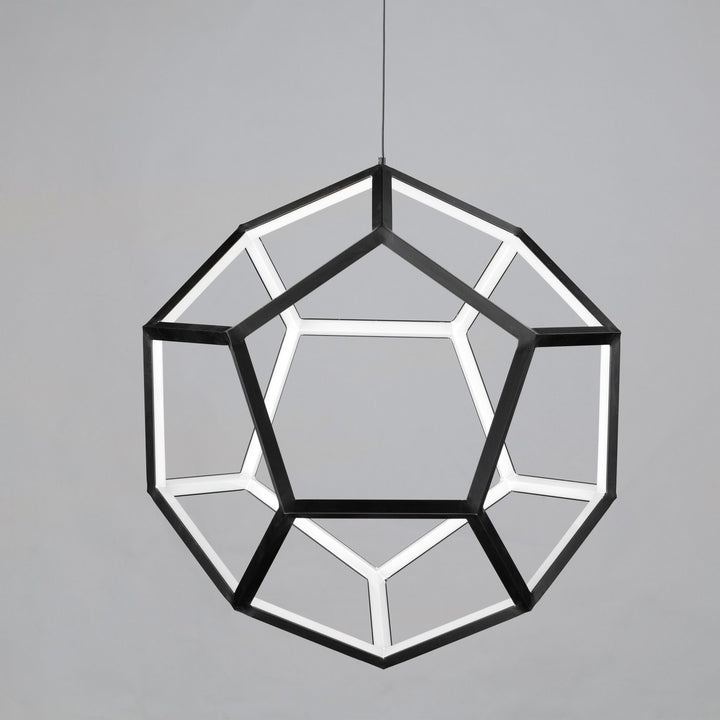 ET2 - E25104-BK - LED Pendant - Penta - Black