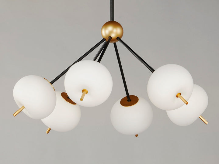 ET2 - E25116-92BKGLD - LED Pendant - Quest - Black / Gold