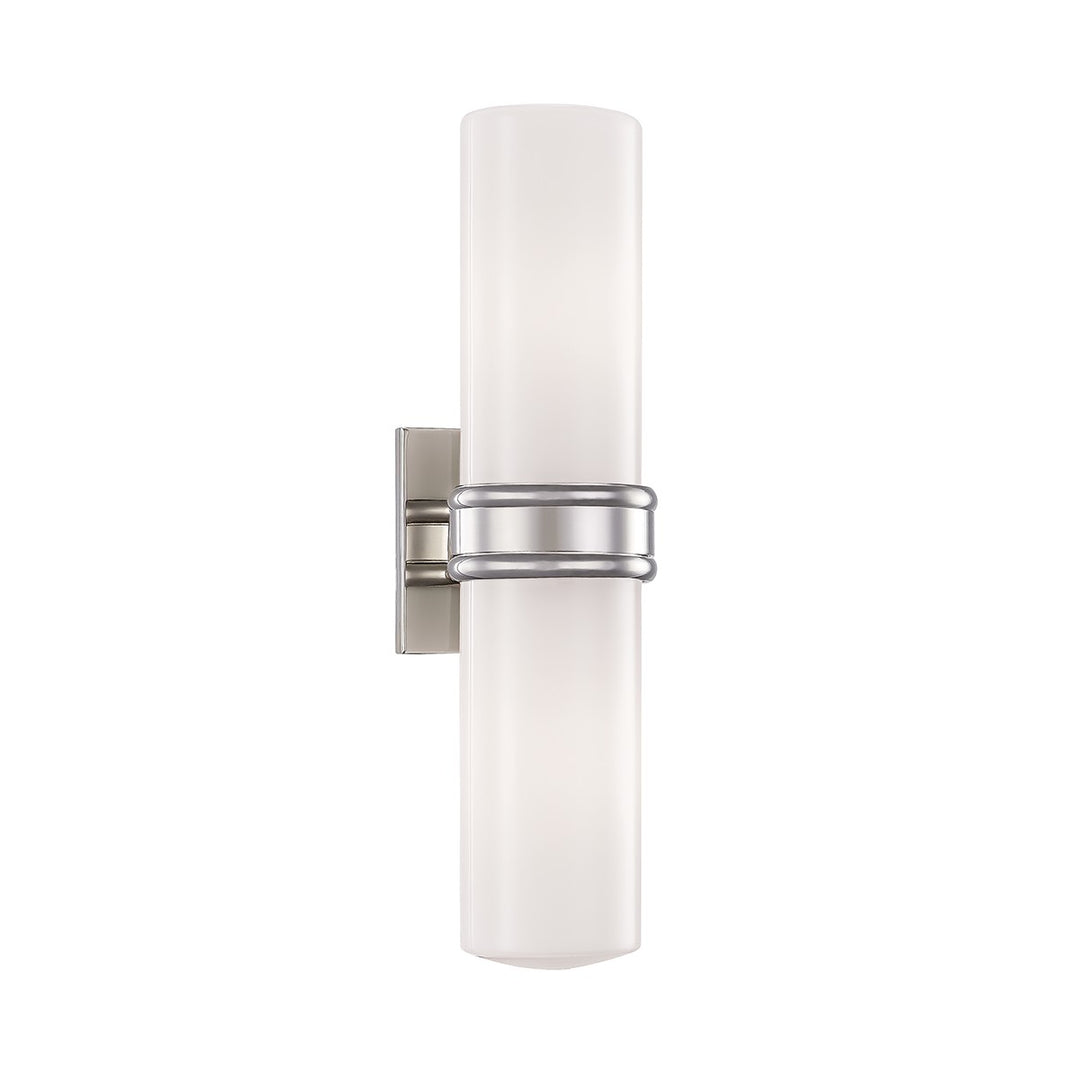 Natalie Two Light Wall Sconce in Polished Nickel - available from The Lighting Shoppe, trusted by Canadian homeowners