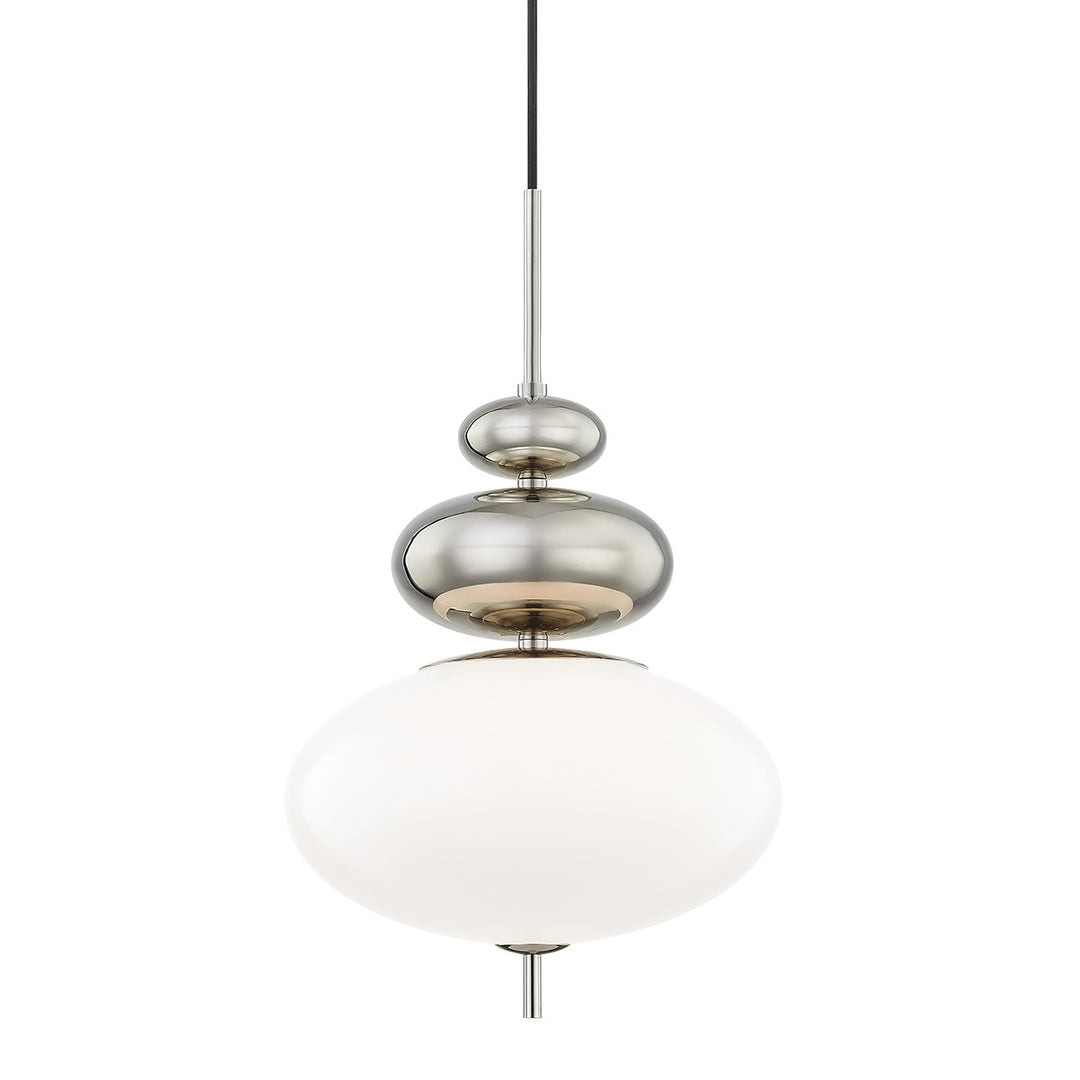 Elsie One Light Pendant in Polished Nickel - available from The Lighting Shoppe, trusted by Canadian homeowners